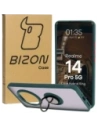 Hurtownia GSM - Bizon Case Hybrid Ring Realme 14 Pro 5G rauchig mit einem dunkelgrünen Rahmen - BIZ9550 - {ean13} - Hurt