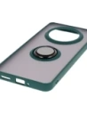 Hurtownia GSM - Etui z uchwytem na palec Bizon Case Hybrid Ring do Realme 14 Pro 5G przydymione z ciemnozieloną ramką - BIZ9550 - {ean13} - Hurt