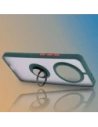 Wholesale Bizon Case Hybrid Ring Realme 14 Pro 5G smoky with a dark green frame - BIZ9550 - {ean13} - Hurt