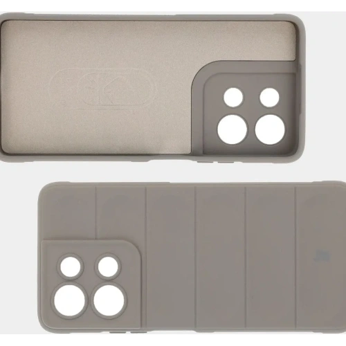 Pancerne etui Bizon Case Tur do Motorola Moto G75 5G jasnoszare