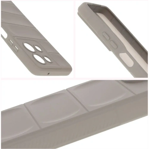 Pancerne etui Bizon Case Tur do Motorola Moto G75 5G jasnoszare