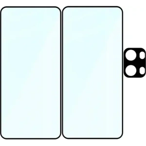 Hurtownia GSM - 2x szkło hartowane + 1x na aparat Bizon Edge 3D Pack do Oppo Reno13 Pro - BIZ9552 - {ean13} - Hurt