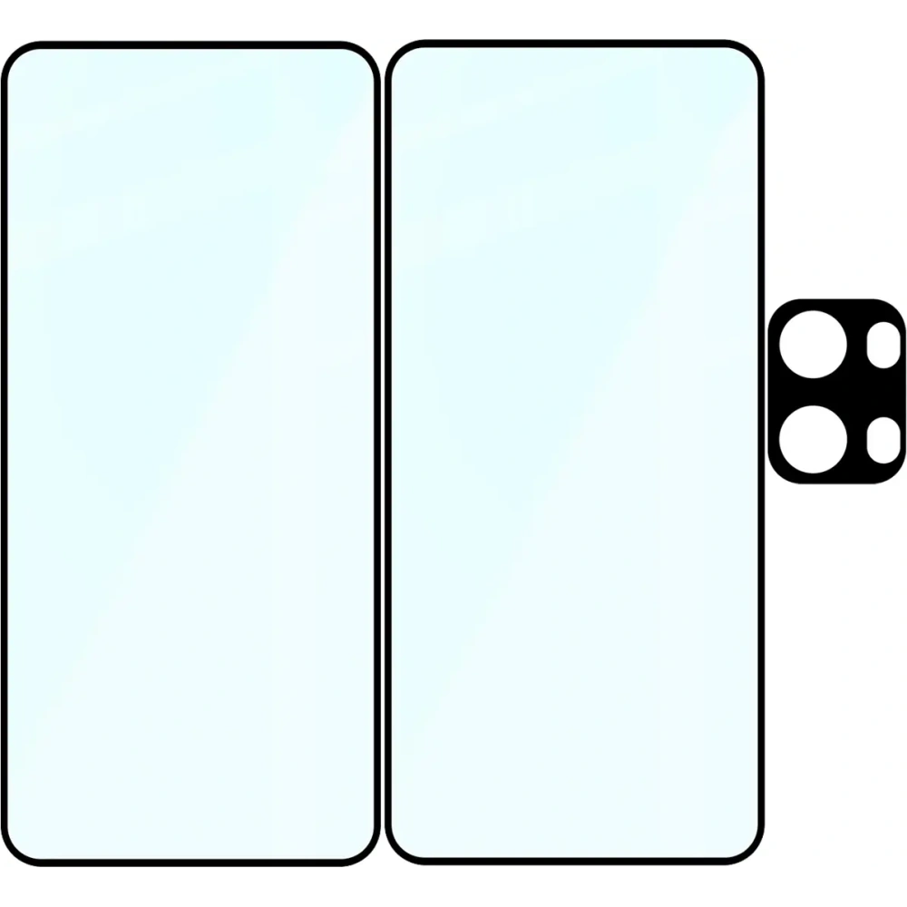 Hurtownia GSM - 2x szkło hartowane + 1x na aparat Bizon Edge 3D Pack do Oppo Reno13 Pro - BIZ9552 - {ean13} - Hurt