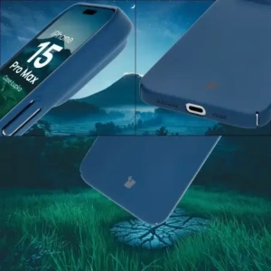 Hurtownia GSM - Bizon Case Lupka Apple iPhone 15 Pro Max blau - BIZ9553 - {ean13} - Hurt