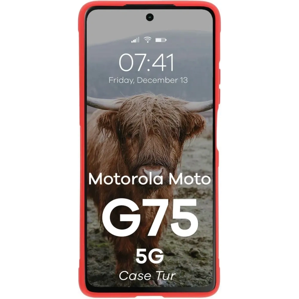 Hurtownia GSM - Pancerne etui Bizon Case Tur do Motorola Moto G75 5G czerwone - BIZ9554 - {ean13} - Hurt