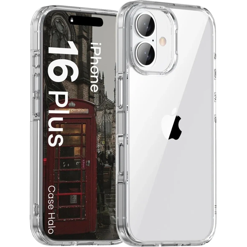Hurtownia GSM - Etui Bizon Case Halo do Apple iPhone 16 Plus przezroczyste - BIZ9559 - {ean13} - Hurt