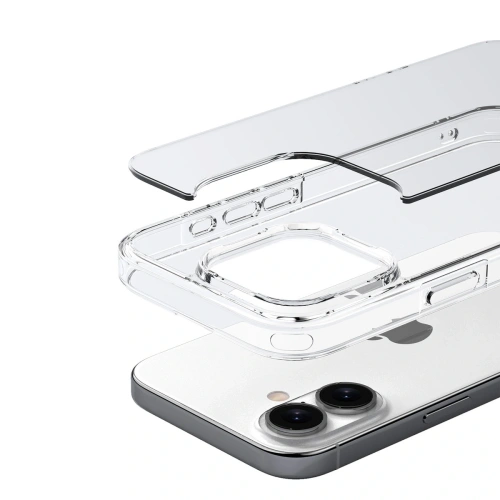 Etui Bizon Case Halo do Apple iPhone 16 Plus przezroczyste