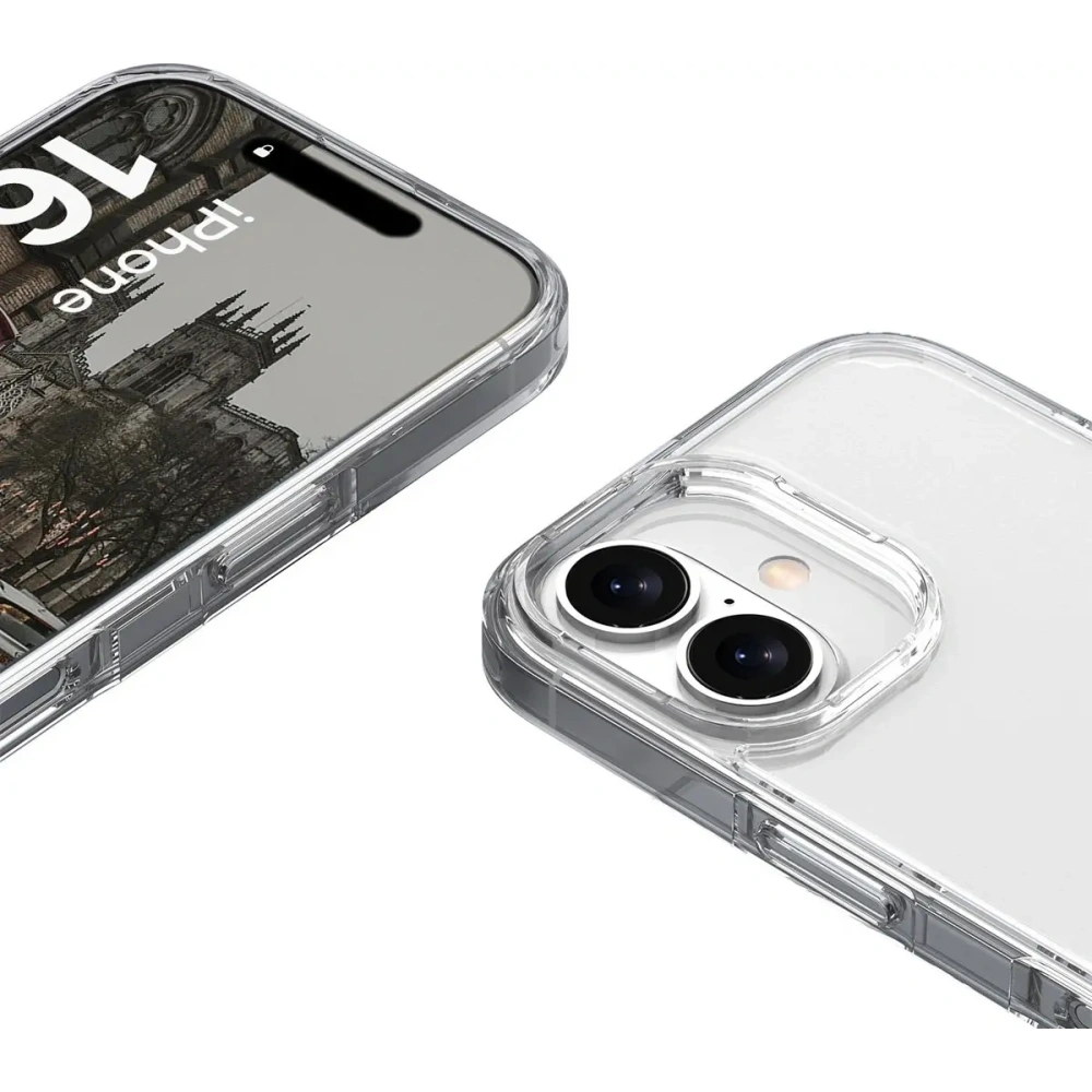 Hurtownia GSM - Etui Bizon Case Halo do Apple iPhone 16 Plus przezroczyste - BIZ9559 - {ean13} - Hurt