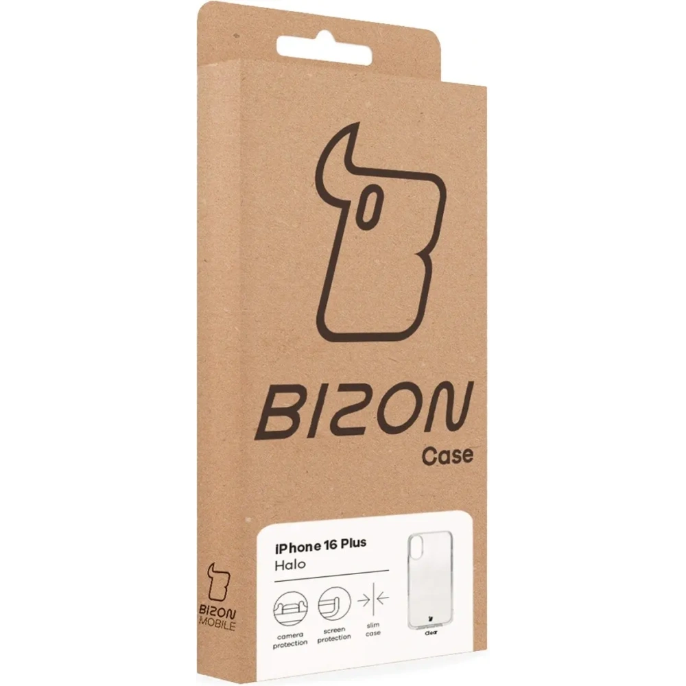 Hurtownia GSM - Etui Bizon Case Halo do Apple iPhone 16 Plus przezroczyste - BIZ9559 - {ean13} - Hurt