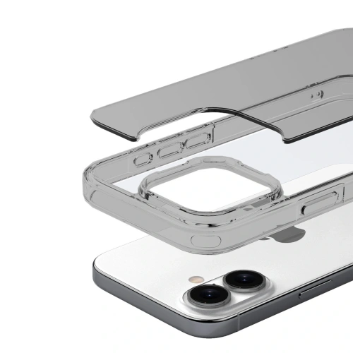 Etui Bizon Case Halo do Apple iPhone 16 Plus przydymione-czarne