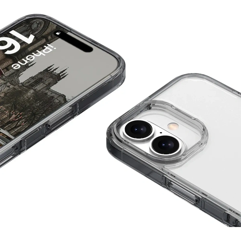 Hurtownia GSM - Etui Bizon Case Halo do Apple iPhone 16 Plus przydymione-czarne - BIZ9560 - {ean13} - Hurt