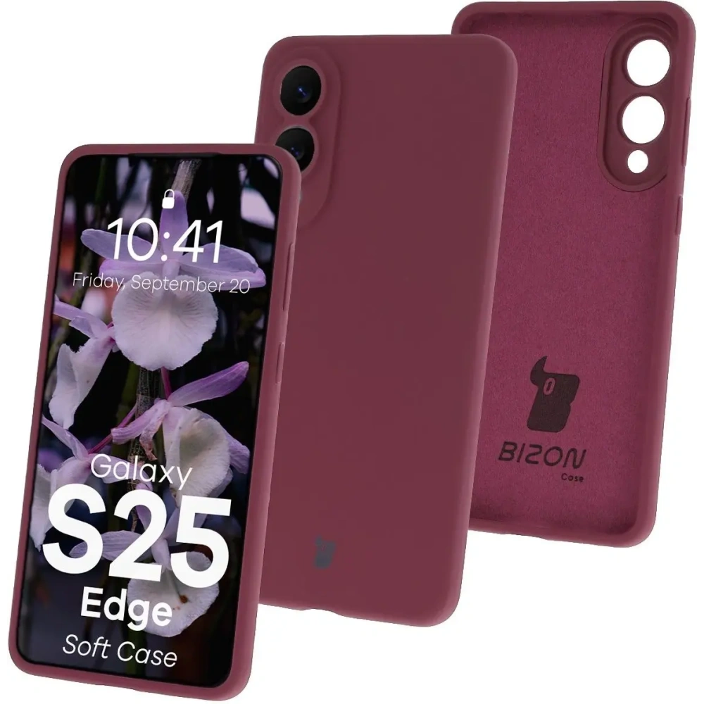 Hurtownia GSM - Bizon Soft Case Samsung Galaxy S25 Edge sötétlila - BIZ9561 - {ean13} - Hurt