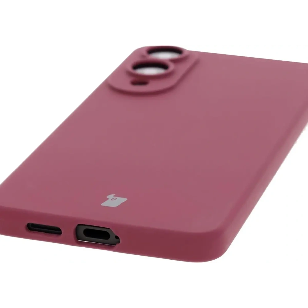 Hurtownia GSM - Silikonowe etui Bizon Soft Case do Samsung Galaxy S25 Edge ciemnofioletowe - BIZ9561 - {ean13} - Hurt
