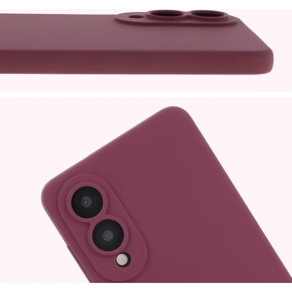Hurtownia GSM - Silikonowe etui Bizon Soft Case do Samsung Galaxy S25 Edge ciemnofioletowe - BIZ9561 - {ean13} - Hurt