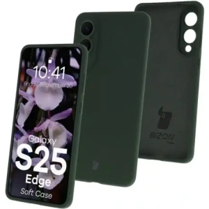 Hurtownia GSM - Silikonowe etui Bizon Soft Case do Samsung Galaxy S25 Edge ciemnozielone - BIZ9562 - {ean13} - Hurt