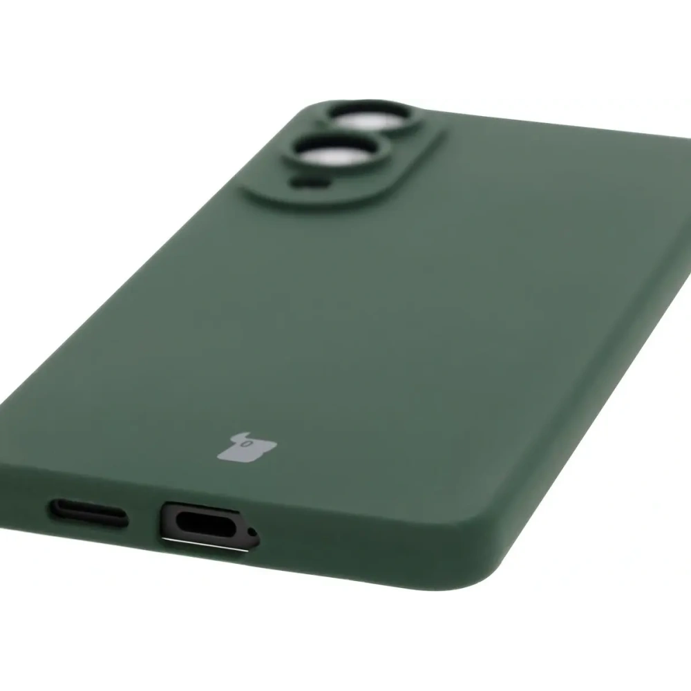 Hurtownia GSM - Silikonowe etui Bizon Soft Case do Samsung Galaxy S25 Edge ciemnozielone - BIZ9562 - {ean13} - Hurt
