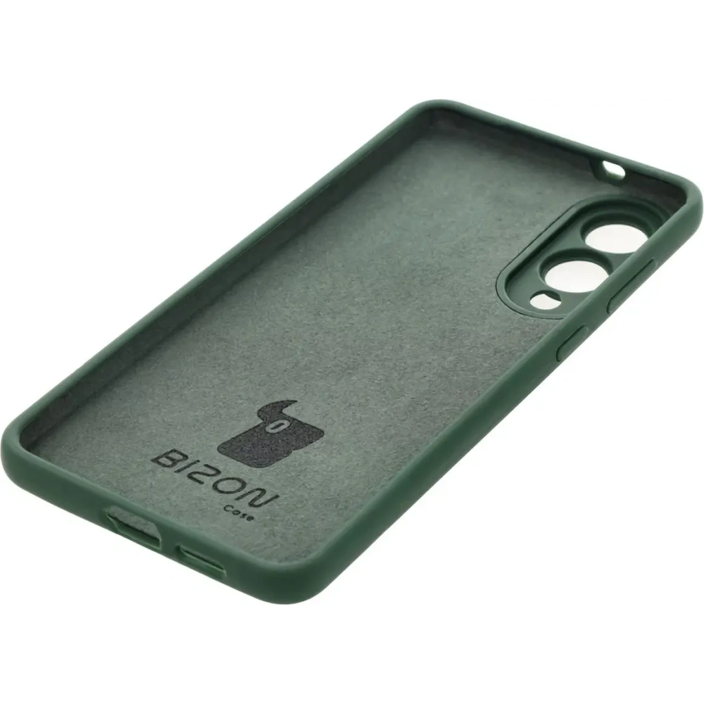 Hurtownia GSM - Silikonowe etui Bizon Soft Case do Samsung Galaxy S25 Edge ciemnozielone - BIZ9562 - {ean13} - Hurt
