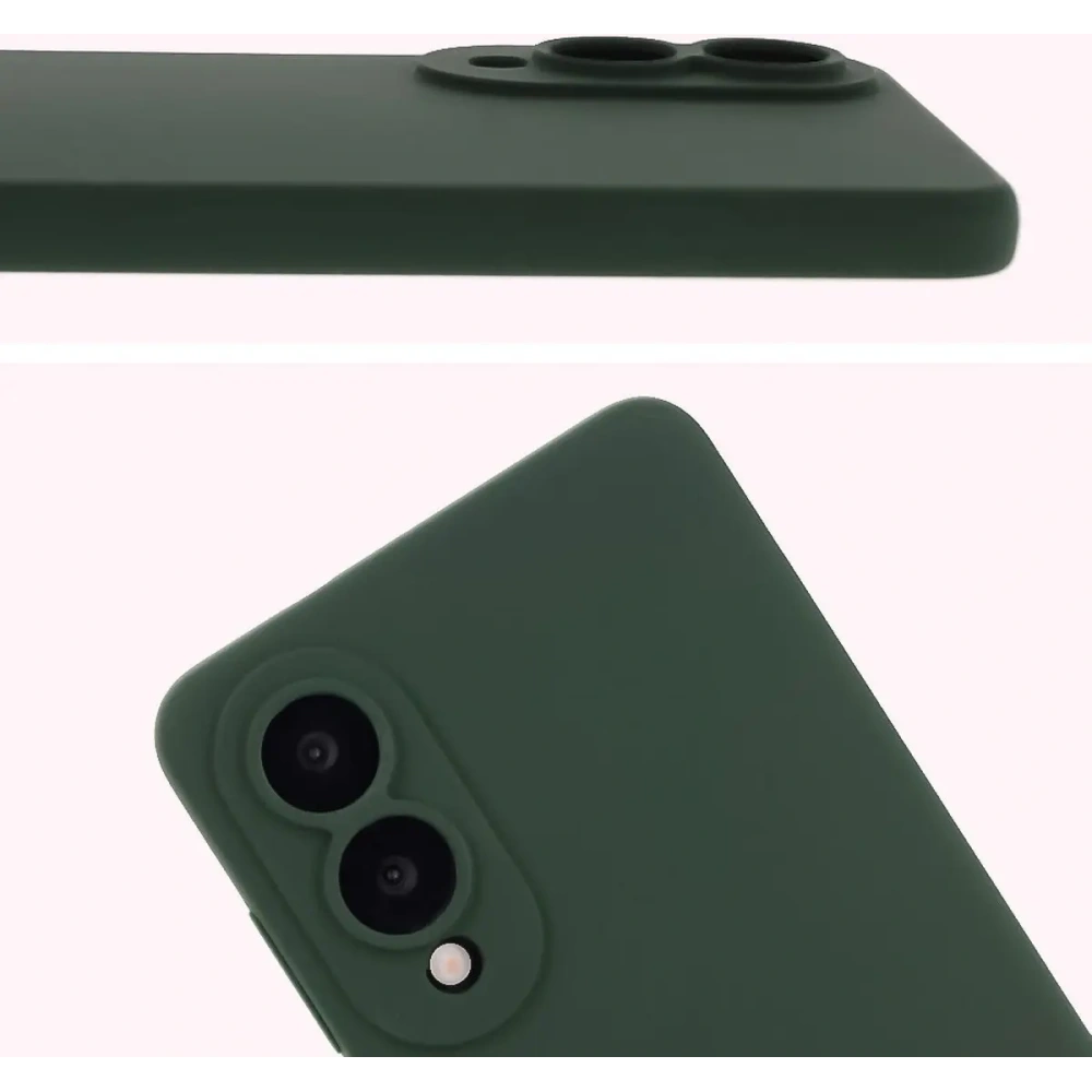 Hurtownia GSM - Silikonowe etui Bizon Soft Case do Samsung Galaxy S25 Edge ciemnozielone - BIZ9562 - {ean13} - Hurt