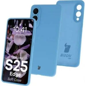 Hurtownia GSM - Silikonowe etui Bizon Soft Case do Samsung Galaxy S25 Edge niebieskie - BIZ9563 - {ean13} - Hurt