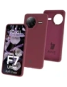Silikonowe etui Bizon Soft Case do Xiaomi POCO F7 Ultra ciemnofioletowe