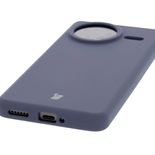 Silikonowe etui Bizon Soft Case do Xiaomi POCO F7 Ultra ciemnoniebieskie