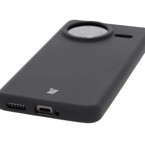 Silikonowe etui Bizon Soft Case do Xiaomi POCO F7 Ultra czarne