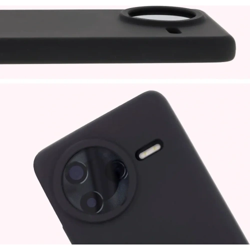 Silikonowe etui Bizon Soft Case do Xiaomi POCO F7 Ultra czarne