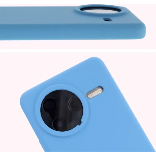 Silikonowe etui Bizon Soft Case do Xiaomi POCO F7 Ultra niebieskie