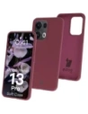 Silikonowe etui Bizon Soft Case do Oppo Reno13 Pro ciemnofioletowe