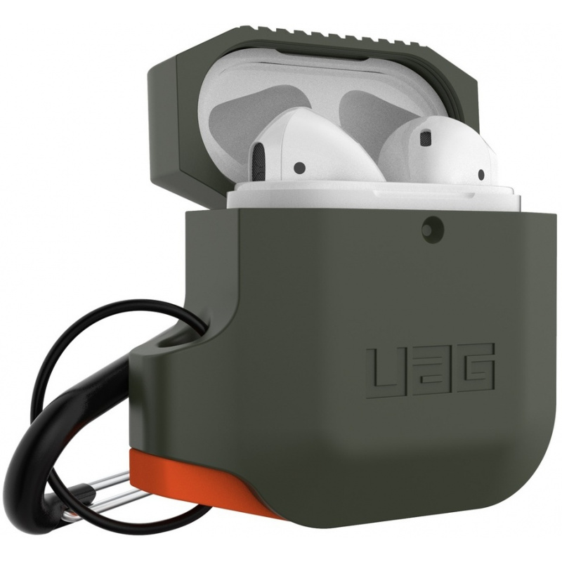 Urban Armor Gear Distributor - 812451033106 - UAG096GRN - UAG Urban Armor Gear Silicone Case Apple AirPods 1/2 (green) - B2B homescreen