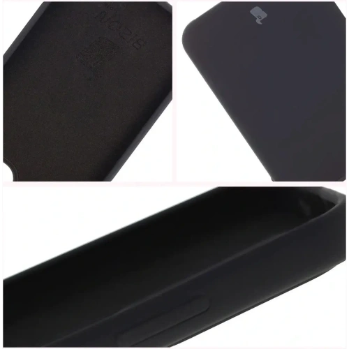 Silikonowe etui Bizon Soft Case do Oppo Reno13 Pro czarne