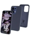 Silikonowe etui Bizon Soft Case do Oppo Reno13 ciemnoniebieskie