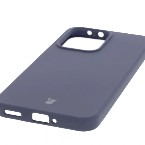 Silikonowe etui Bizon Soft Case do Oppo Reno13 ciemnoniebieskie