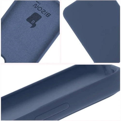 Silikonowe etui Bizon Soft Case do Oppo Reno13 ciemnoniebieskie