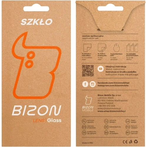 Szkło na aparat Bizon Glass Lens do Google Pixel 10 [2 PACK]
