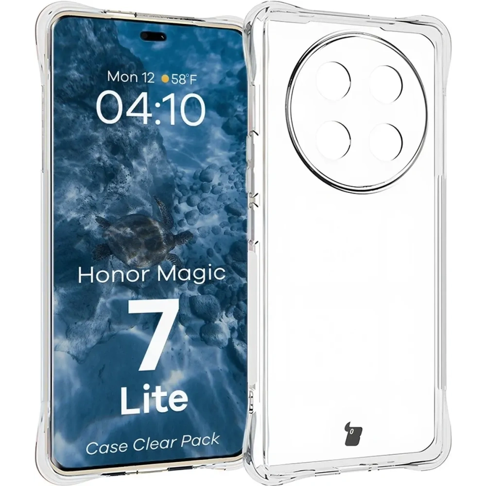 Hurtownia GSM - Etui + 2x folia na ekran Bizon Case Clear Pack do Honor Magic7 Lite - BIZ9581 - {ean13} - Hurt