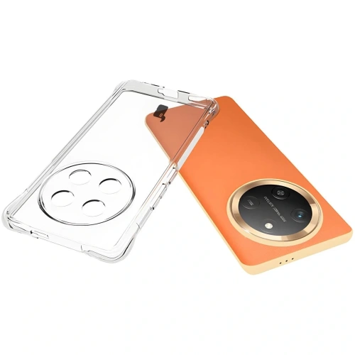 Etui + 2x folia na ekran Bizon Case Clear Pack do Honor Magic7 Lite