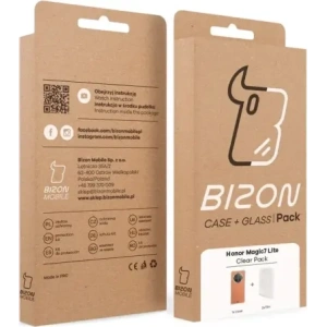 Hurtownia GSM - Bizon Case Clear Pack flexibilní pouzdro + 2x ochranná fólie na displej Honor Magic7 Lite - BIZ9581 - {ean13} - Hurt