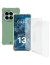 Bizon Case Clear Pack rugalmas tok + 2x kijelzőfólia OnePlus 13