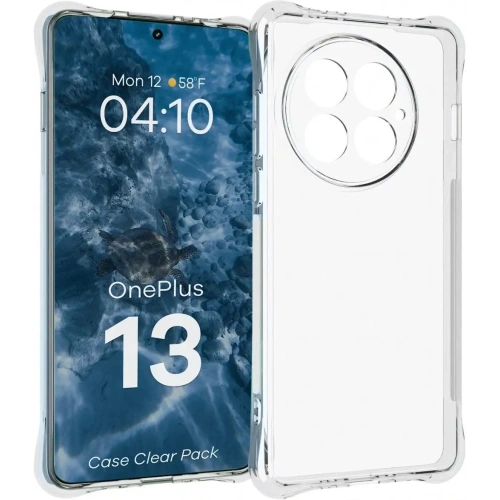 Etui + 2x folia na ekran Bizon Case Clear Pack do OnePlus 13