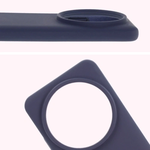 Silikonowe etui Bizon Soft Case do Xiaomi 15 Ultra ciemnoniebieskie