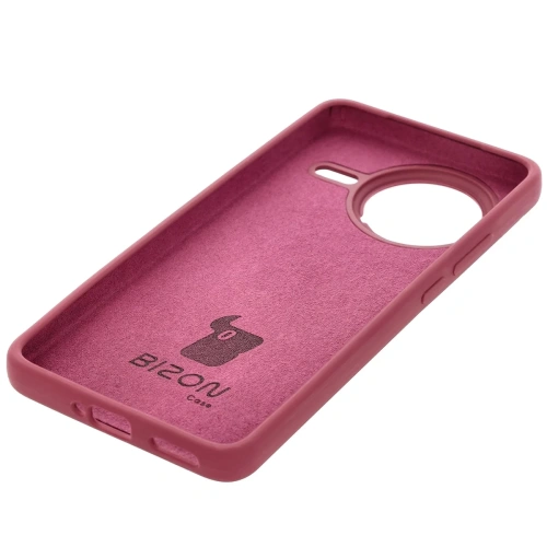 Silikonowe etui Bizon Soft Case do Xiaomi POCO F7 Pro ciemnofioletowe
