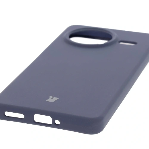 Silikonowe etui Bizon Soft Case do Xiaomi POCO F7 Pro ciemnoniebieskie