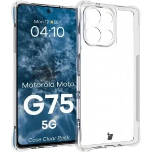 Hurtownia GSM - Bizon Case Clear Pack flexibilní pouzdro + 2x ochranná fólie na displej Motorola Moto G75 5G - BIZ9588 - {ean13} - Hurt