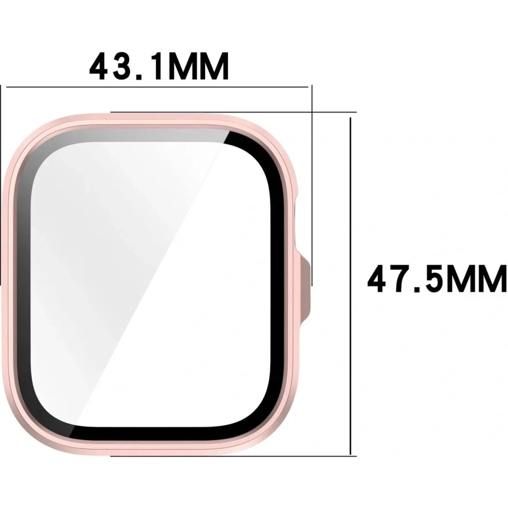 Hurtownia GSM - Bizon Case+Glass Hodinky Huawei Watch Fit 4 Pro saténově růžové - BIZ9591 - {ean13} - Hurt