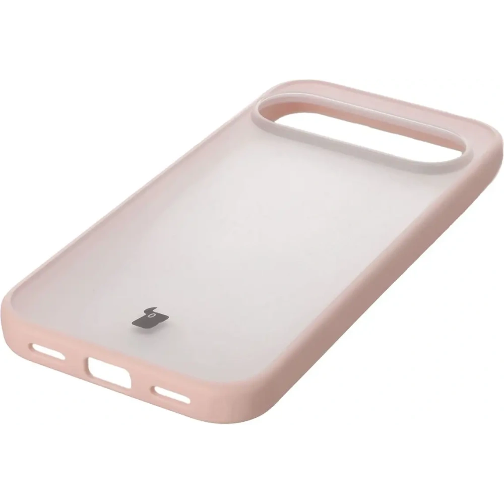 Hurtownia GSM - Bizon Case Angelo Google Pixel 10 / 10 Pro semi-transparent mit einem pinken Rahmen - BIZ9592 - {ean13} - Hurt