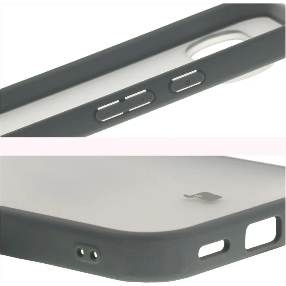 Hurtownia GSM - Etui Bizon Case Angelo do Google Pixel 10 / 10 Pro półprzezroczyste z szarą ramką - BIZ9593 - {ean13} - Hurt