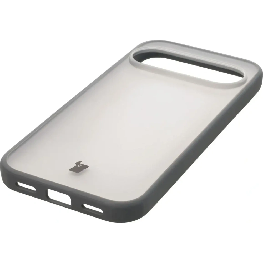 Hurtownia GSM - Etui Bizon Case Angelo do Google Pixel 10 / 10 Pro półprzezroczyste z szarą ramką - BIZ9593 - {ean13} - Hurt