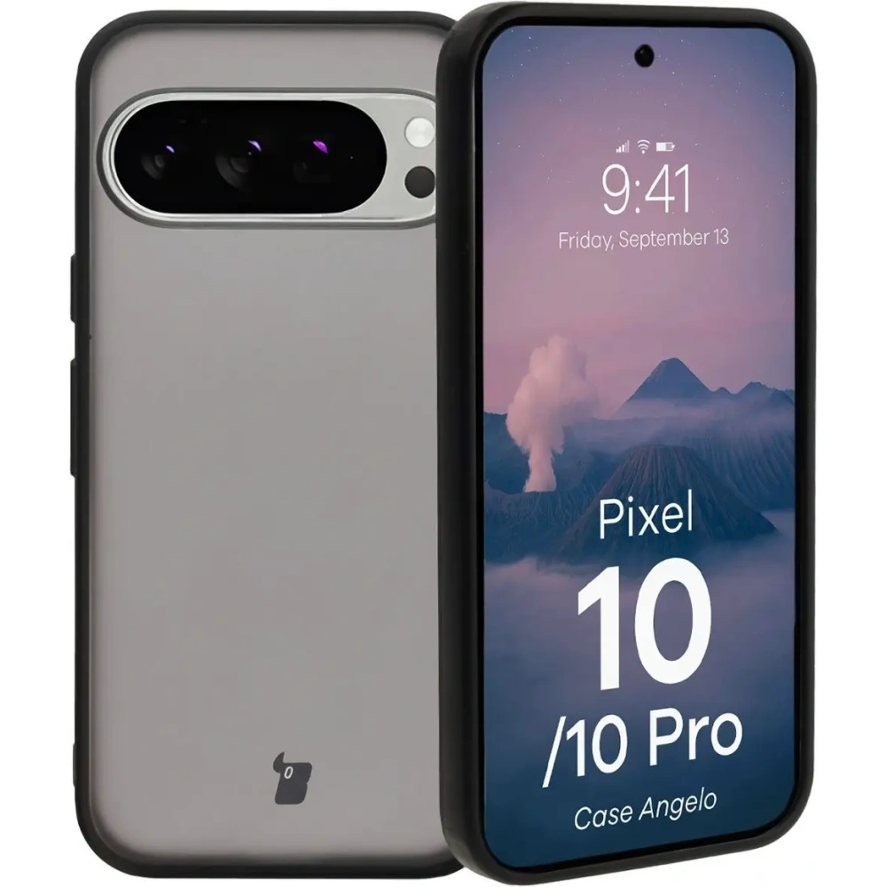 Hurtownia GSM - Bizon Case Angelo Google Pixel 10 / 10 Pro füstös fekete kerettel - BIZ9594 - {ean13} - Hurt