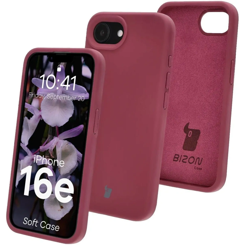 Hurtownia GSM - Bizon Soft Case Apple iPhone 16e tmavě fialový - BIZ9595 - {ean13} - Hurt